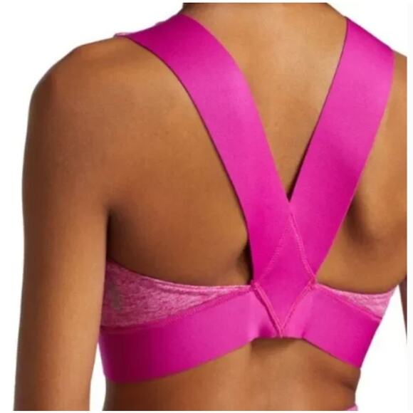 Free People FP Movement Just Breathe Sports Bra Women's Size Small Hibiscus Pink - Picture 12 of 13